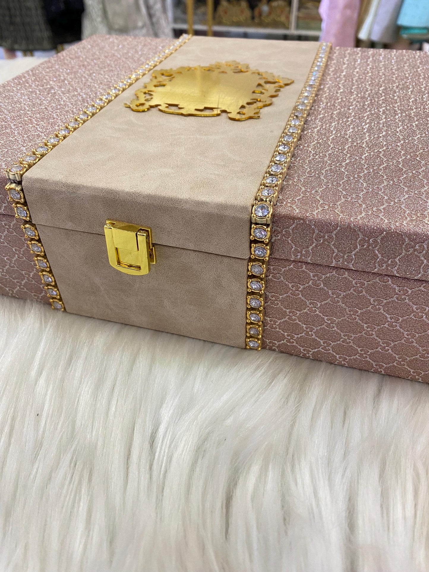 Musical Wedding Invitation Box – Handmade Lagan Patrika, Punjabi Shahi Chitthi