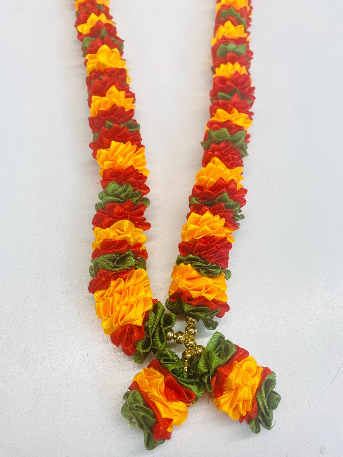 Wedding Accessories- Handmade Artificial Flower Garland/Mala for Milni (Multi colour )