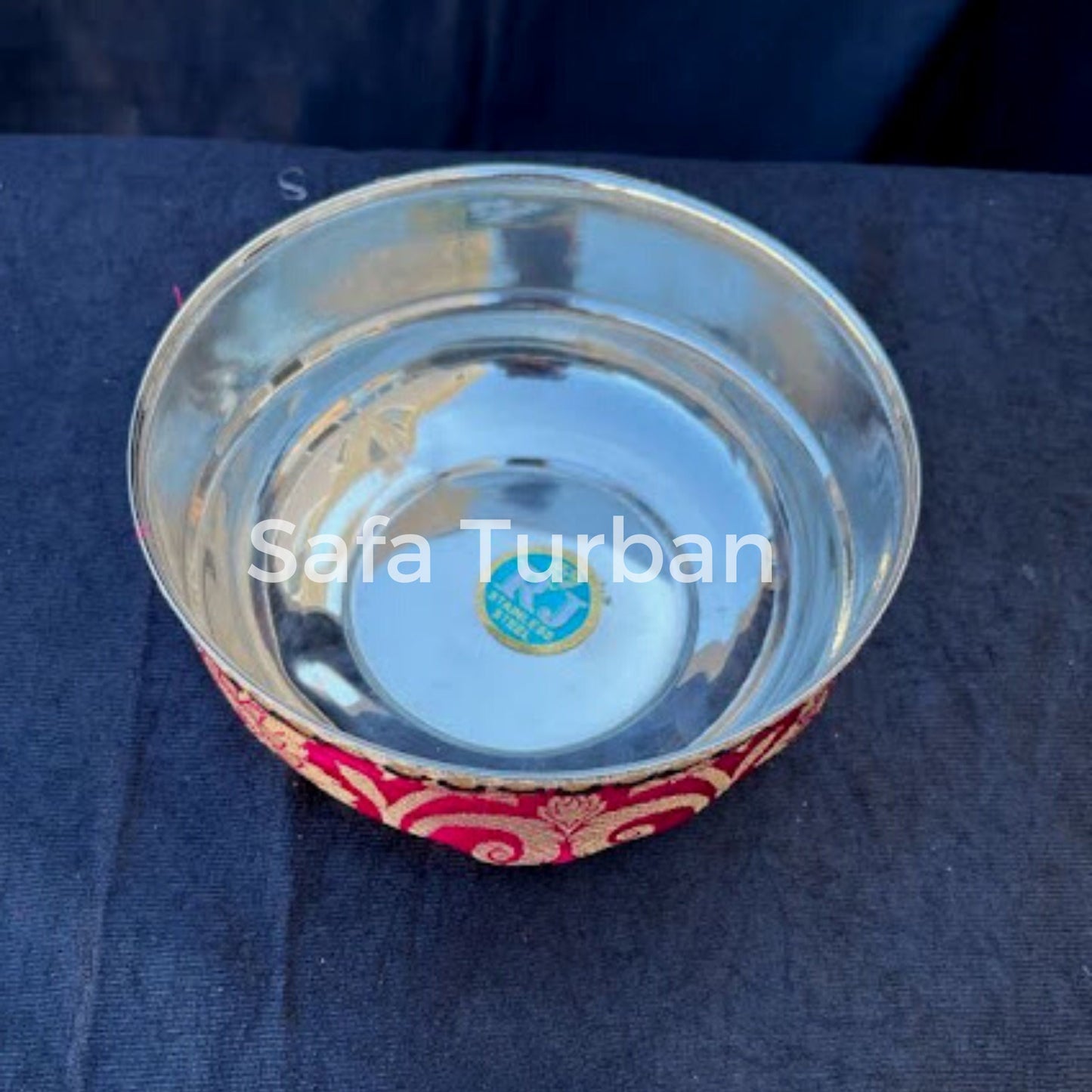 Wedding Accessories- Bride/Groom Mayian/ Haldi/ Maiyan/ Vatna Ceremony- Bowl in Magenta/Pink/Rani Colour