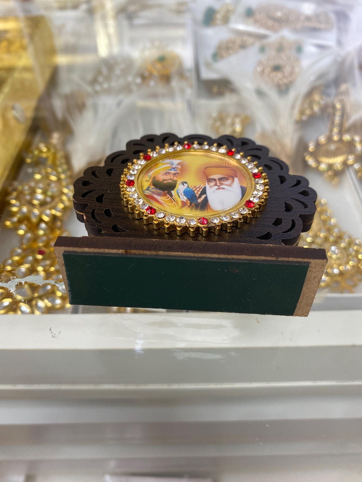 Wood Car/Truck/Office Dashboard/TableTop Display Accessories II Religious/Sikh item