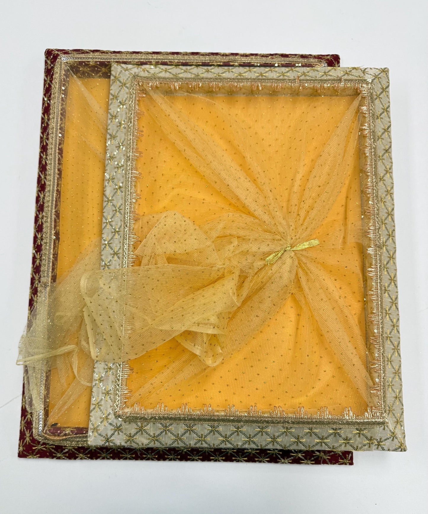 Decorative Wedding Tray/Trousseau Tray/Gifting Tray/Packing Tray /Set of 2