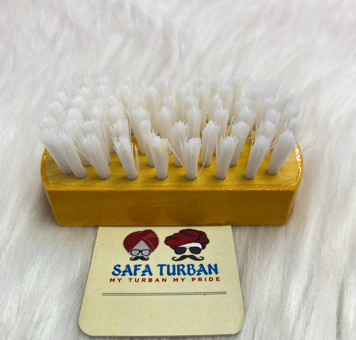 Wood Brush-Wood Colour (carmel) II For Beard| Non-static | Eco-Friendly