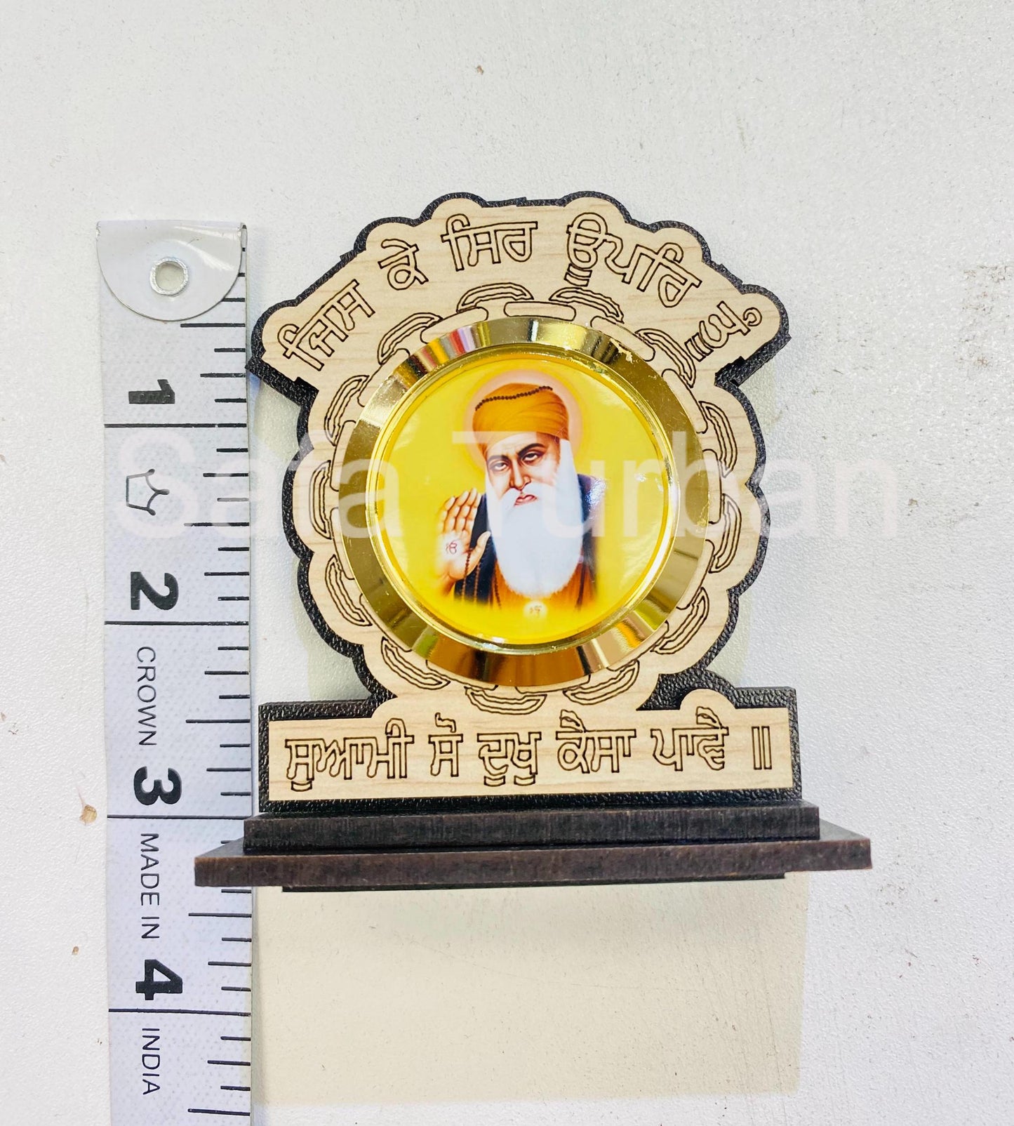 Guru Nanak Dev Ji - Car/Truck/Office Dashboard/TableTop Display Accessories- Religious/Sikh item