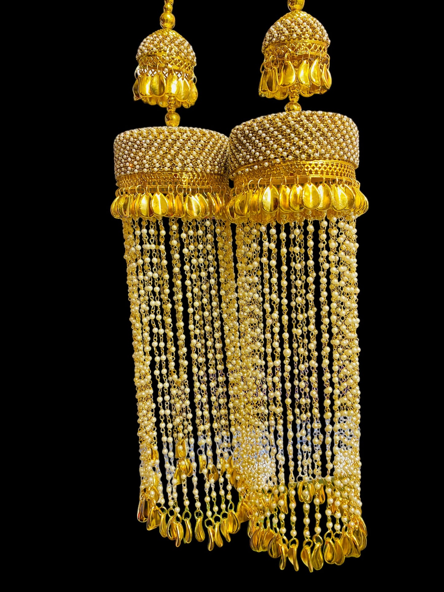 Beautiful Bridal Kaleera Traditional Big Size Kaliras for Bride & Women Hand Hanging Kalera(sold as pair)
