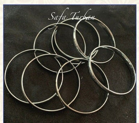 Sikhi Accessories- Kada (Boys, Girls, New Born, Toddler Size) With round soft edges) 0.1" thickness II traditional sikhi kara