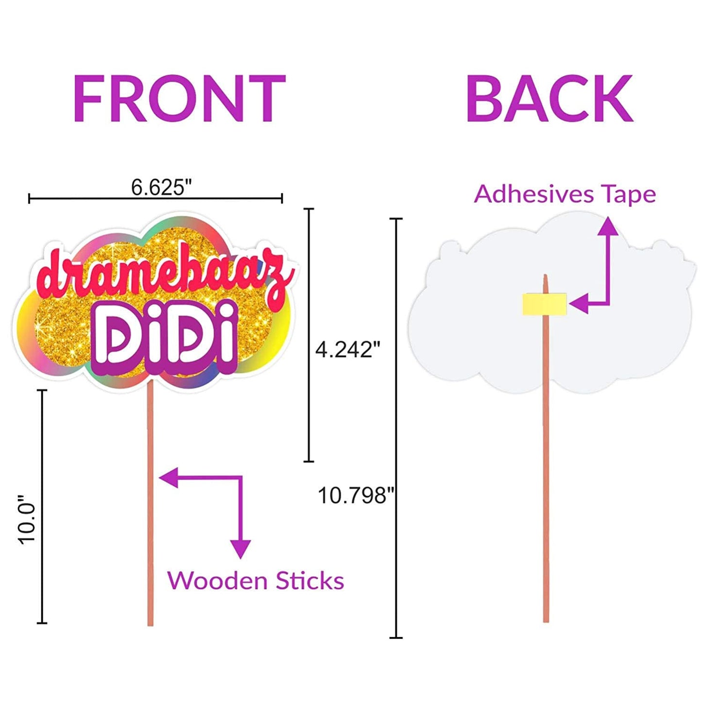 Wedding/Party Props for Photo Booth/ Mehandi Props/ Sangeet Props