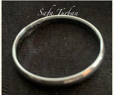 Sikhi Accessories- Kada (Boys, Girls, New Born, Toddler Size) With round soft edges) 0.1" thickness II traditional sikhi kara