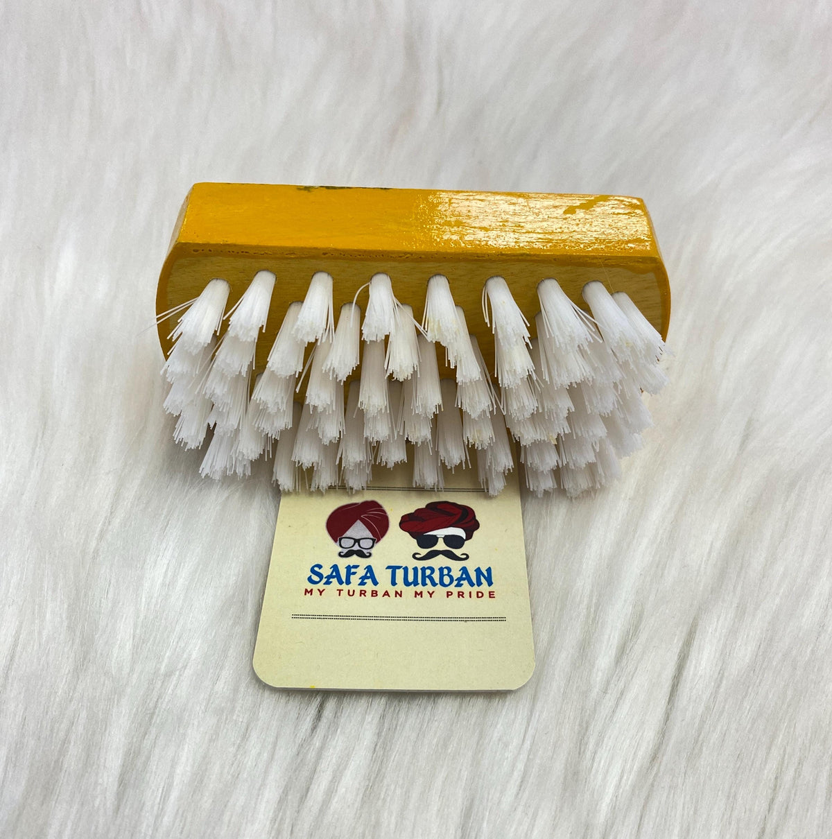 Wood Brush-Wood Colour (carmel) II For Beard| Non-static | Eco-Friendly