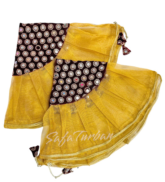 Wedding Accessories- 2 piece Lap Cover Set/ Bride & Groom Shagun/ Shagun Drawstring Bags / Wedding / Wedding Accessories