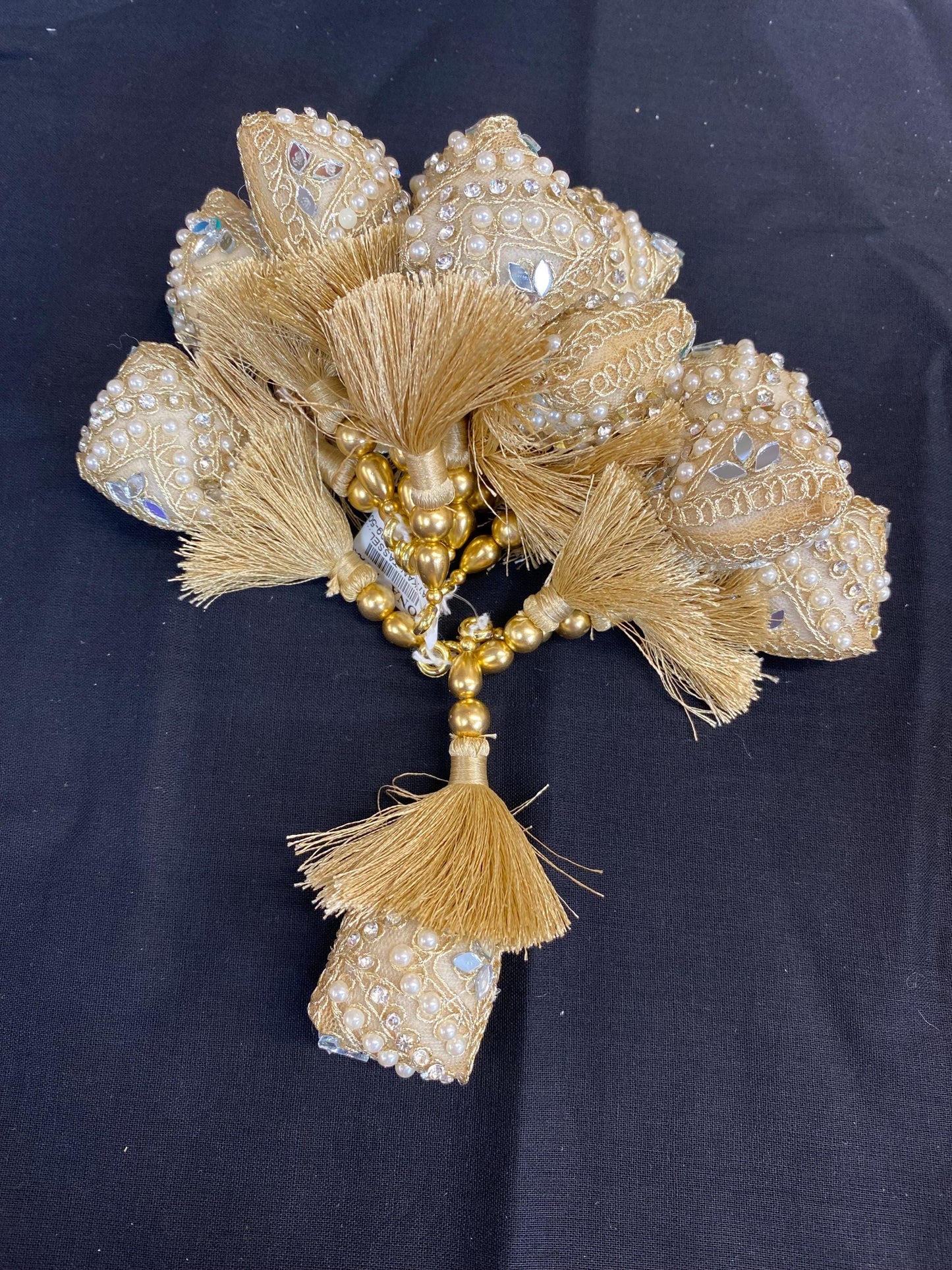 Fashion Handmade Latkan, Stylish Heavy Long for Lehenga, Chunni Border, Hanging Latkan for Lehenga, Handmade Pillow Shaped latkan