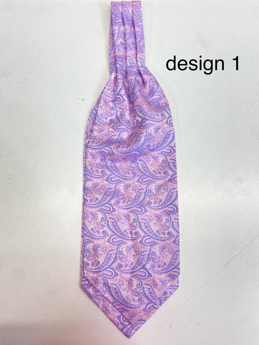 Silk Cravat Woven II Ascot Tie II Pocket Square