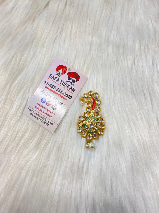 Indian Groom Wedding Accessories-  Kalangi/Kalgi for Men's Safa/Groom Pagdi (2)