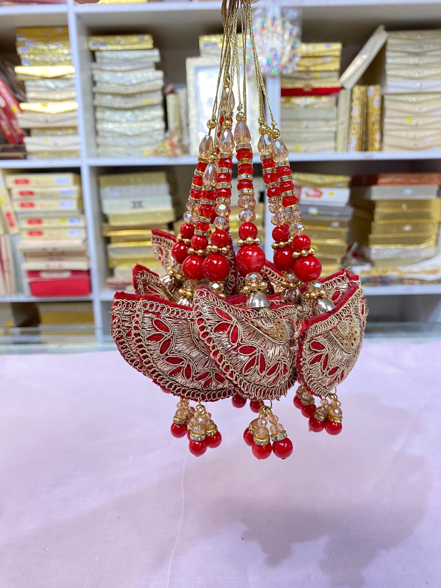 Fashion Handmade Latkan, Stylish Heavy Long for Lehenga, Chunni Border, Hanging Latkan for Lehenga, Handmade Pillow Shaped latkan