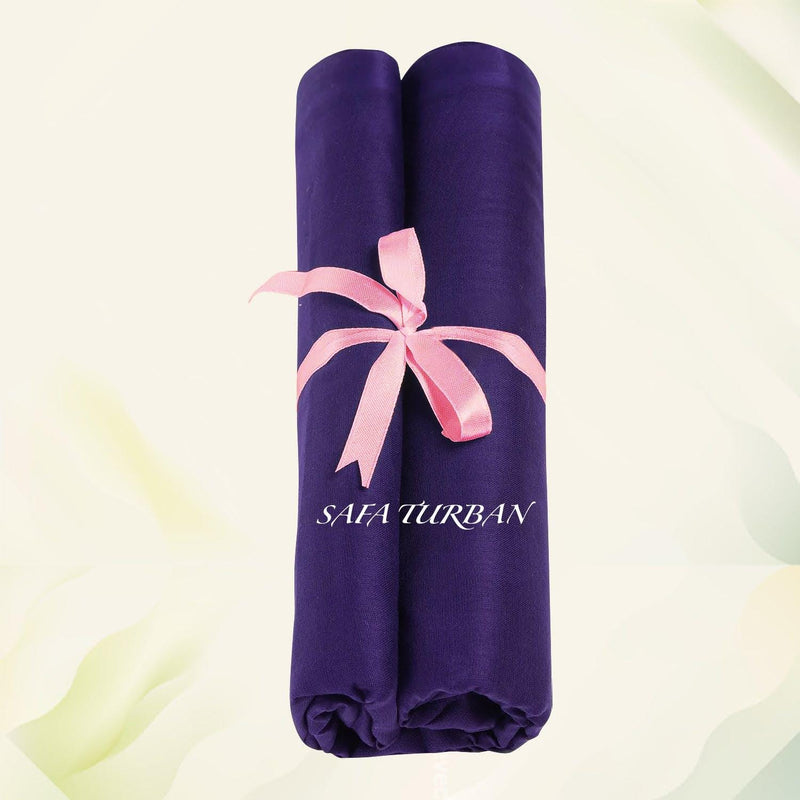 Sikh Turban- Indigo (Full Voile and Rubia(Medium)/Half and Half Voile)