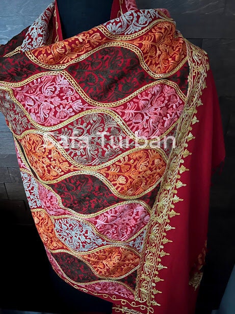 Men & Womens Pashmina Shawl, Unisex Shawl/Scarf/Stole Stylish Print Winters Shawl in Multicolors
