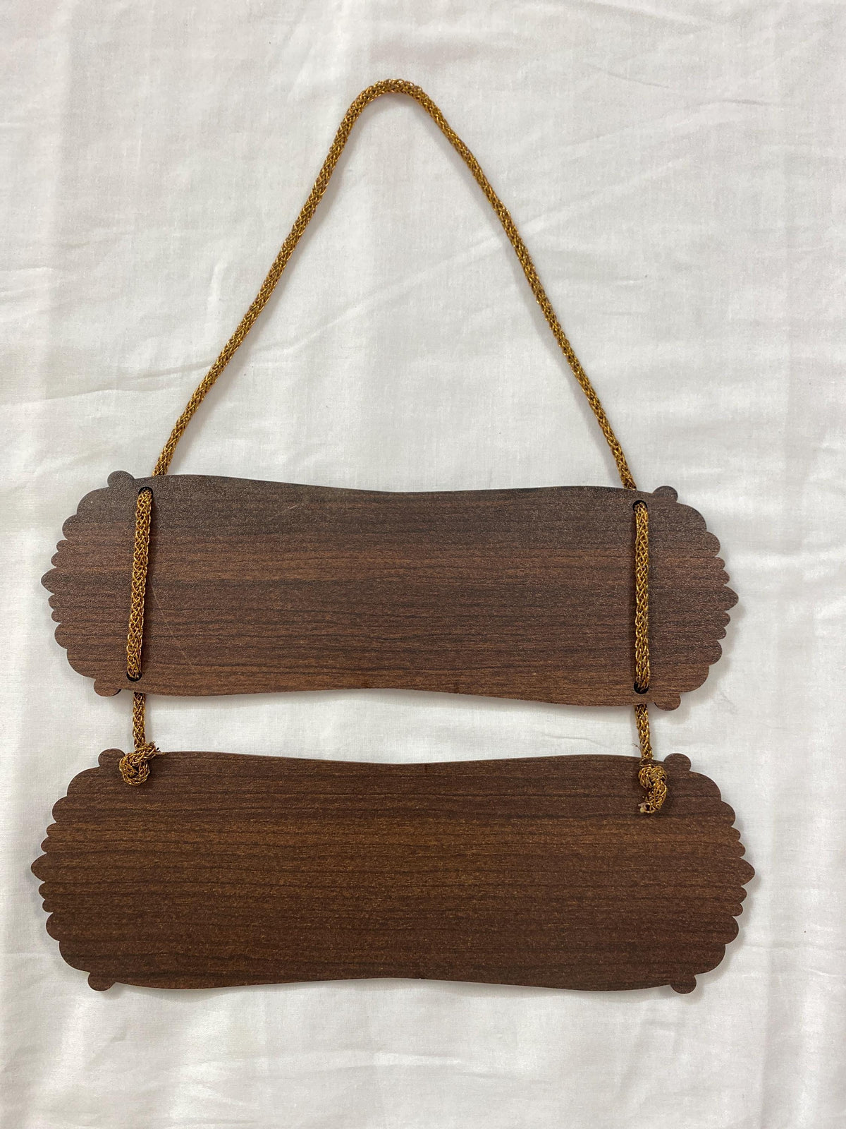 Wall hanging I Satnam Waheguru (Brown,English)I Wooden Wall Hanging | Door Hanging | Home Decor Accessory