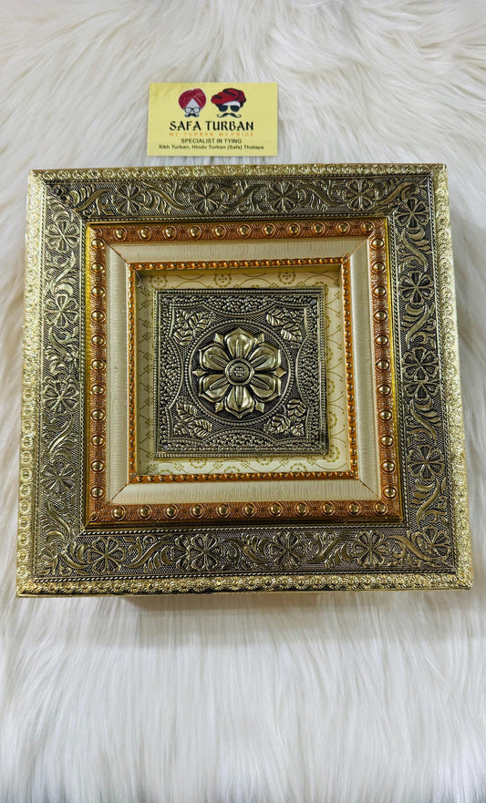 Decorative  Heavy Wooden  Handicraft Empty Dry Fruit Gift Box/Gifting Box/Wedding Box/four sectional Box