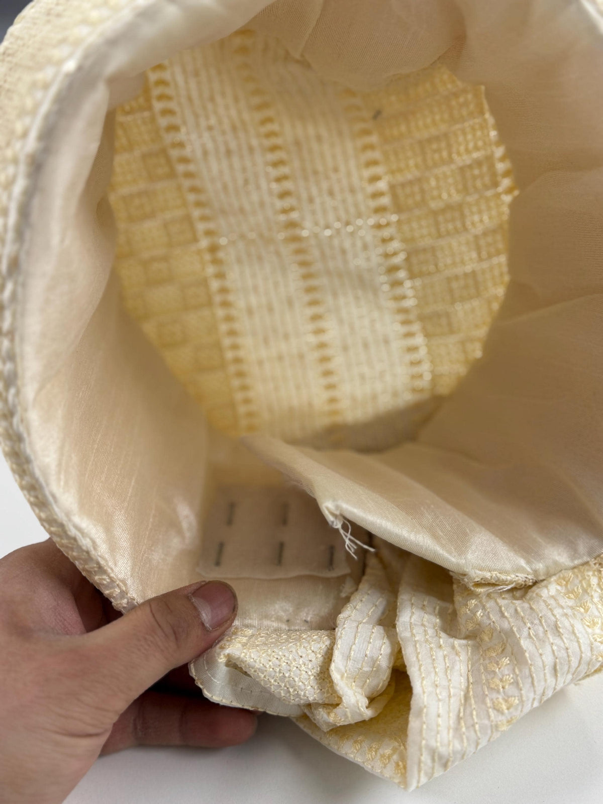 Groom Wedding Pre made Turban- Cream AdjustableTurban(with velcro)- Safa Premade Turban/ Wedding Safa/Turban/Pagdi for Men