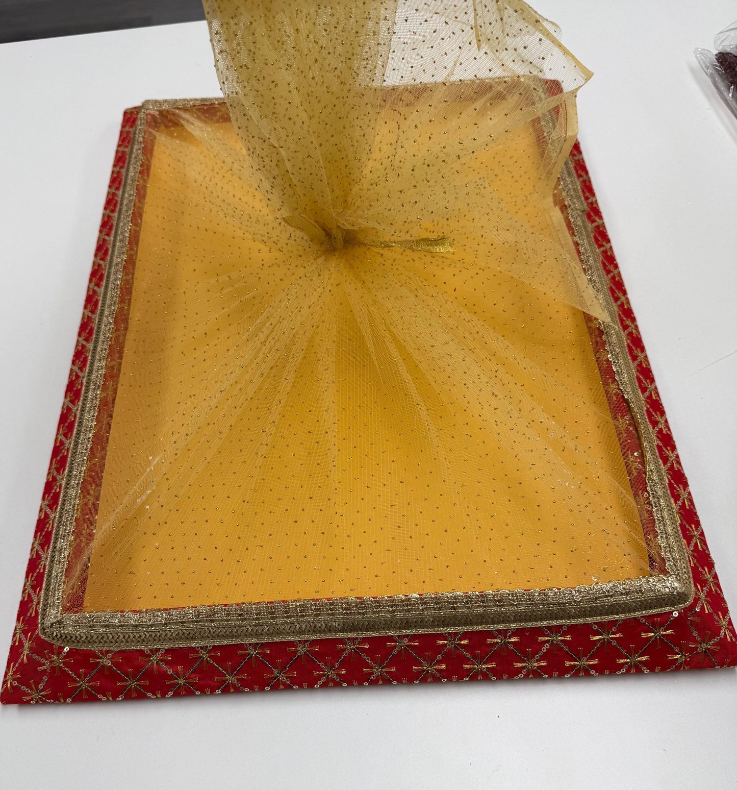 Decorative Wedding Tray/Trousseau Tray/Gifting Tray/Packing Tray /Set of 2