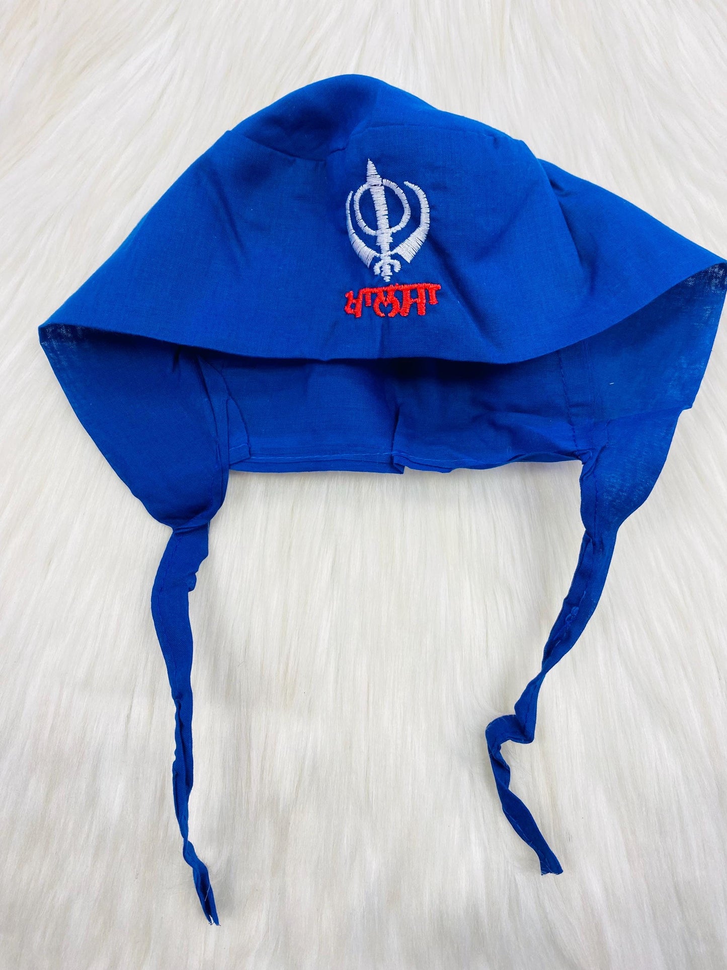 Sikh Patka for Kids with Khanda Sign | Newborn to 3–4 Years