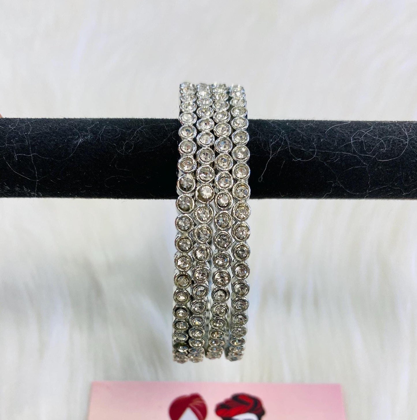 Bangles- Metal Bangles/Wedding bangles/Kada bangles /Stone bangles (Set of 4 BANGLES)