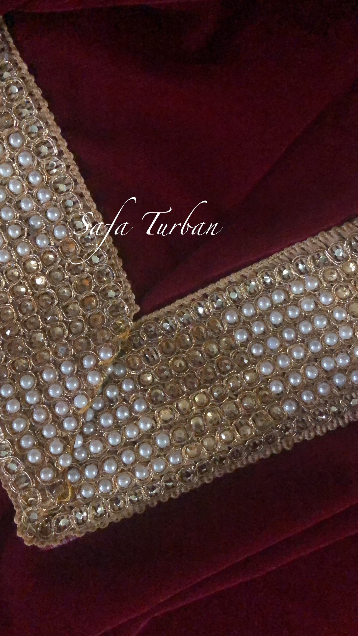 Indian Wedding- Velvet Sherwani Shawl for Groom (Dark Maroon)