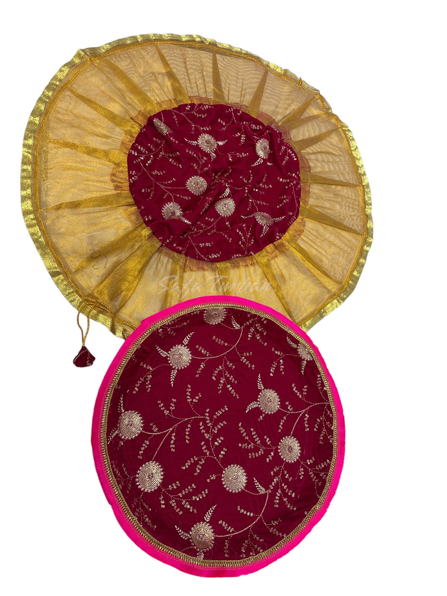 Decorative Plate/Thalli + Potli/Lap Cover