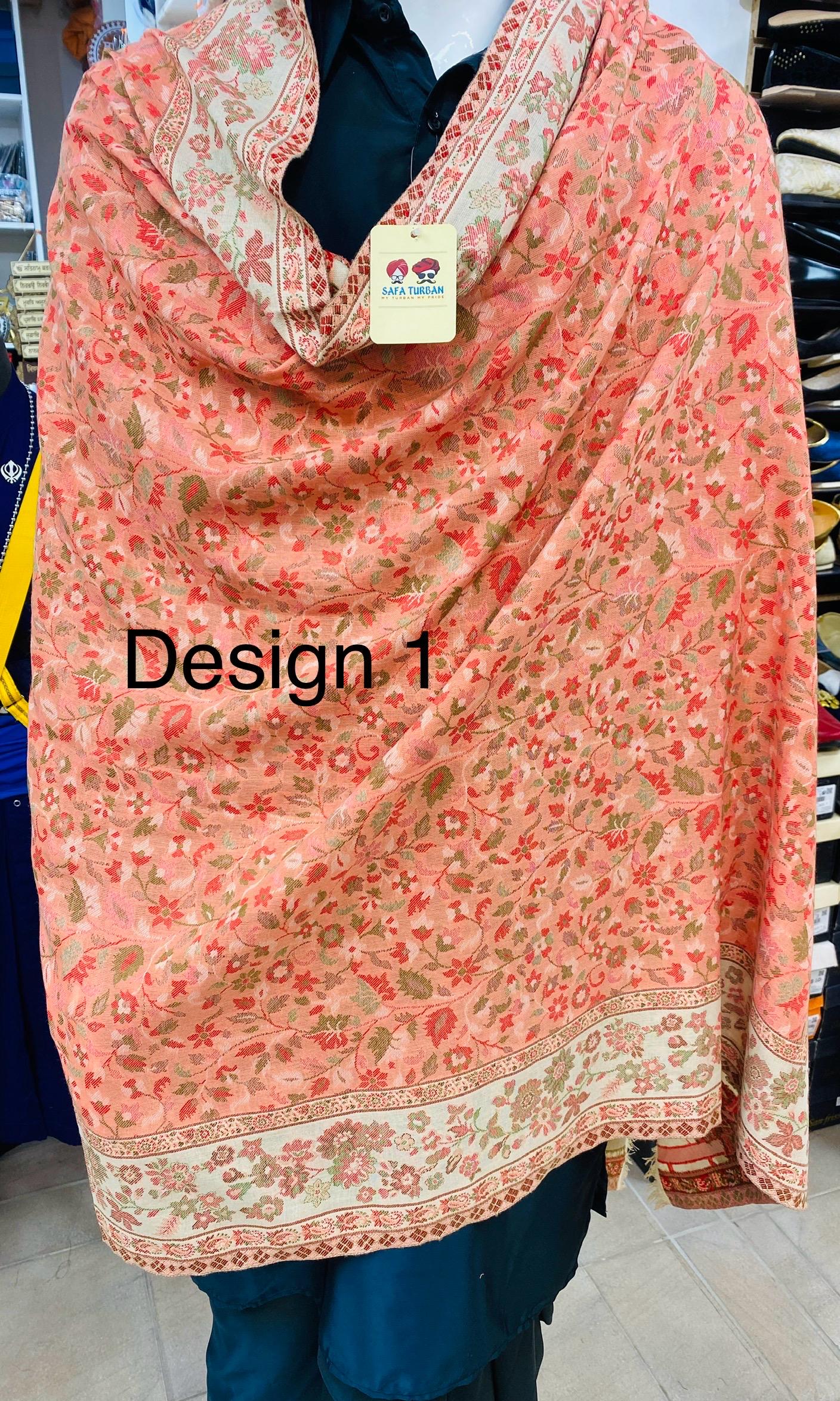 Unisex Pashmina Shawl/ Pashmina Stole Dupatta, Multicolour woolen Shawl