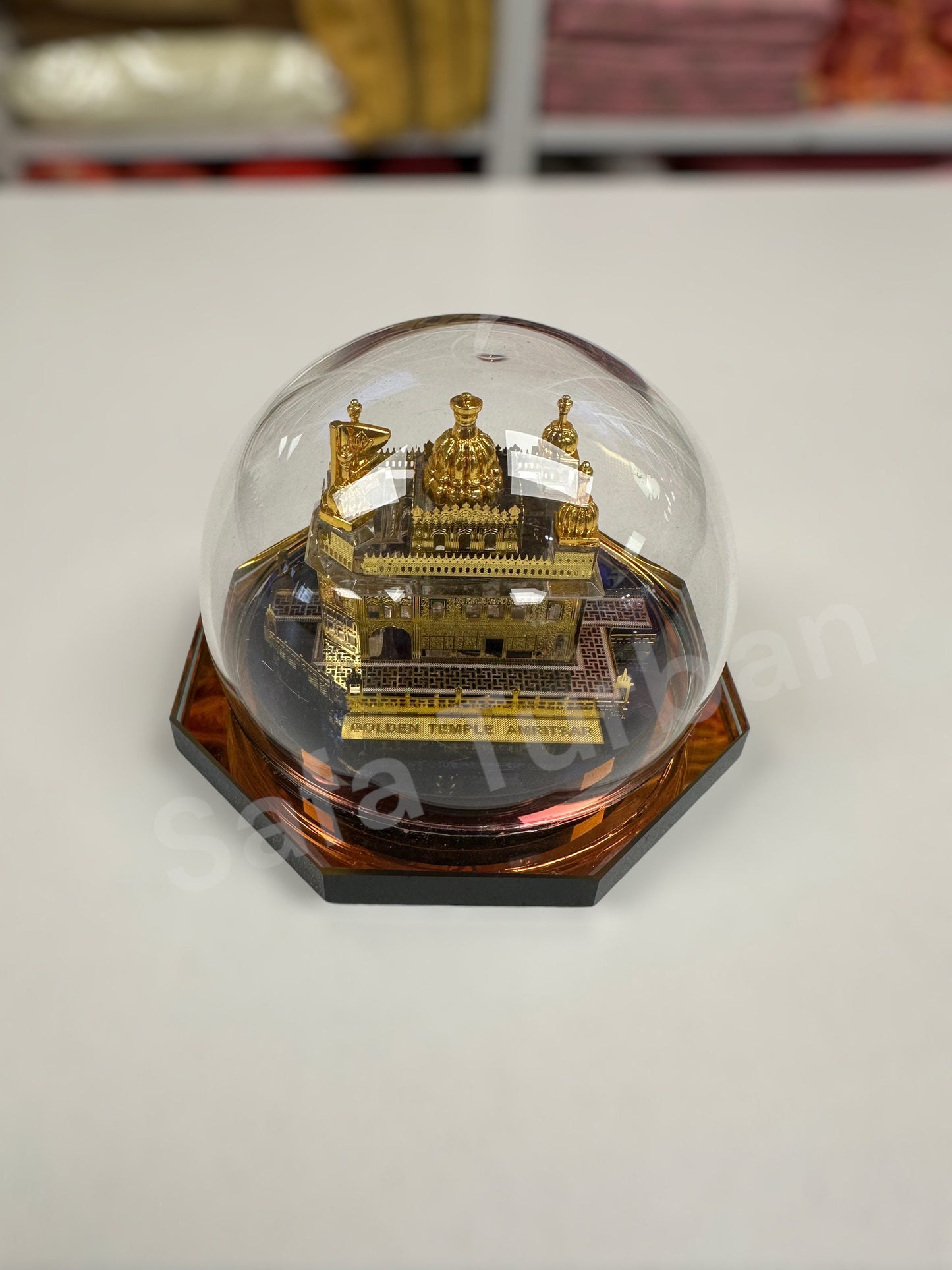 Car/Truck/Office Dashboard/TableTop Display Accessories- (Golden Temple) II Religious/Sikh item (24 carat gold plated)