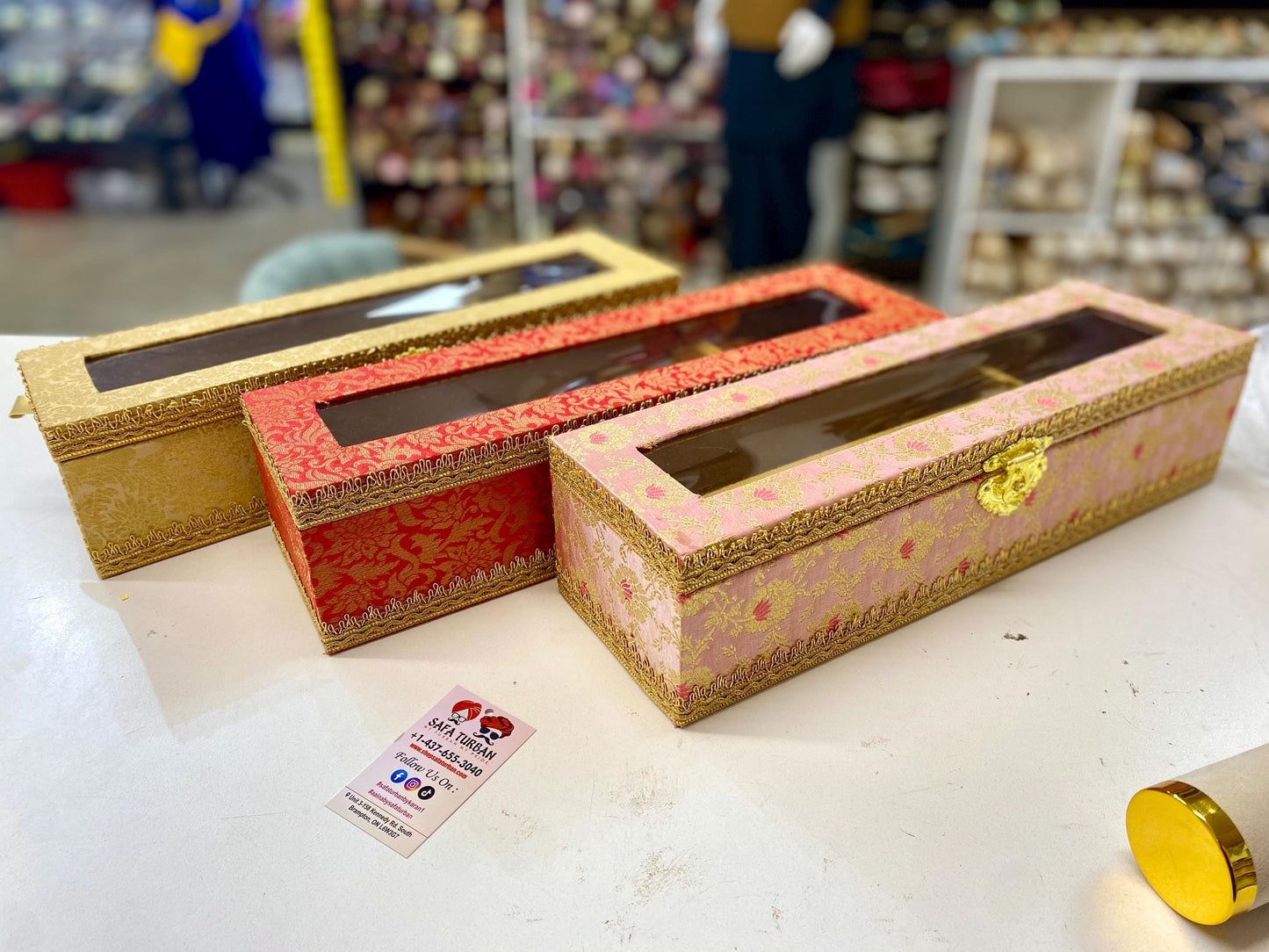 Churra /Kalira Box- Brocade handcrafted Box- Trousseau Box- Churra Kalire Box- Bridal Chura- Bridal Chuda Bangles- Bangle Storage Box