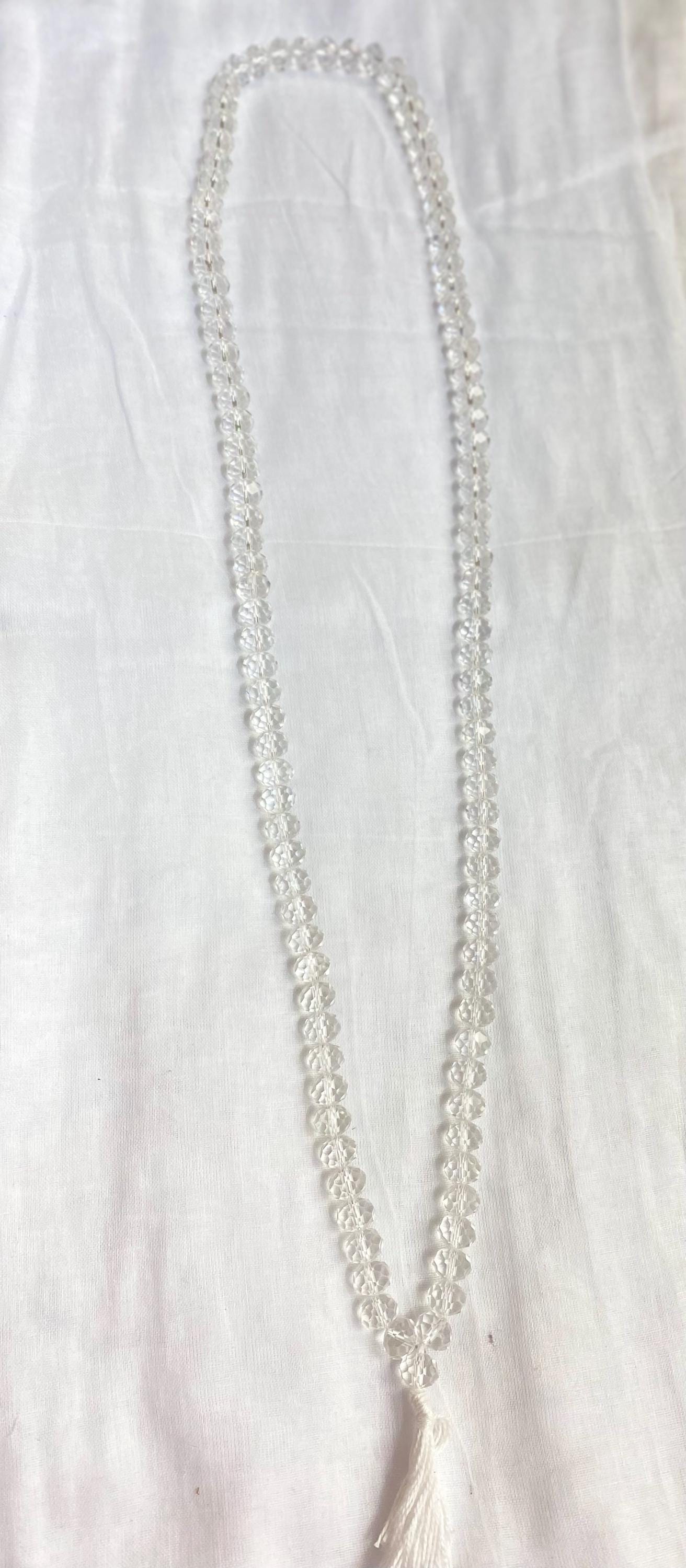 108 Crystal Bead Simarna | Sikh Simarna | Prayer Beads for Naam Simran