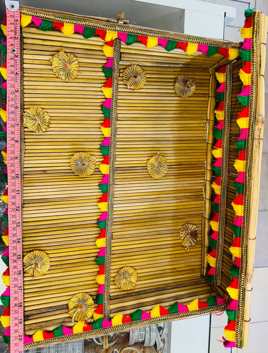 Indian Wedding Accessories-  Chajj/Chaaz for Jaggo Function (Bride/Groom family)