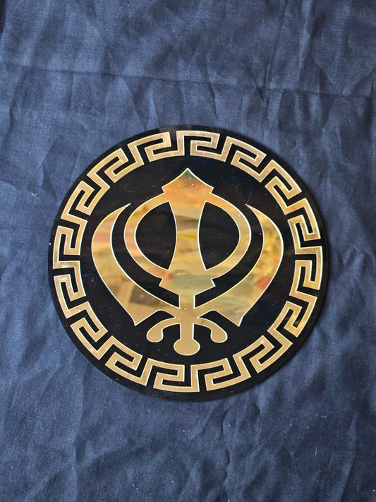 Wall hanging I Khanda /Ek Omkar Wall Decor I Acrylic Wall Hanging | Door Hanging | Home Decor Accessory