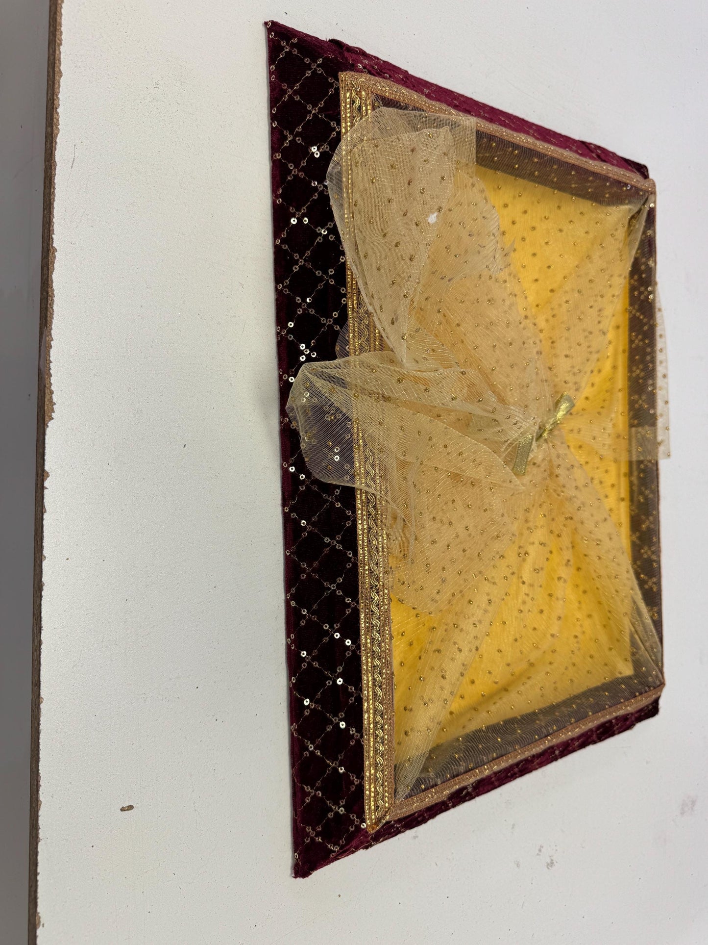 Decorative Wedding Tray/Trousseau Tray/Gifting Tray/Packing Tray /Set of 2